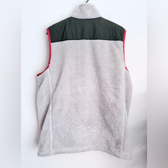 L.L. Bean Men's Sherpa Fleece Full Zip Vest XL tall Outdoor Hiking Fall Warm - Picture 2 of 5